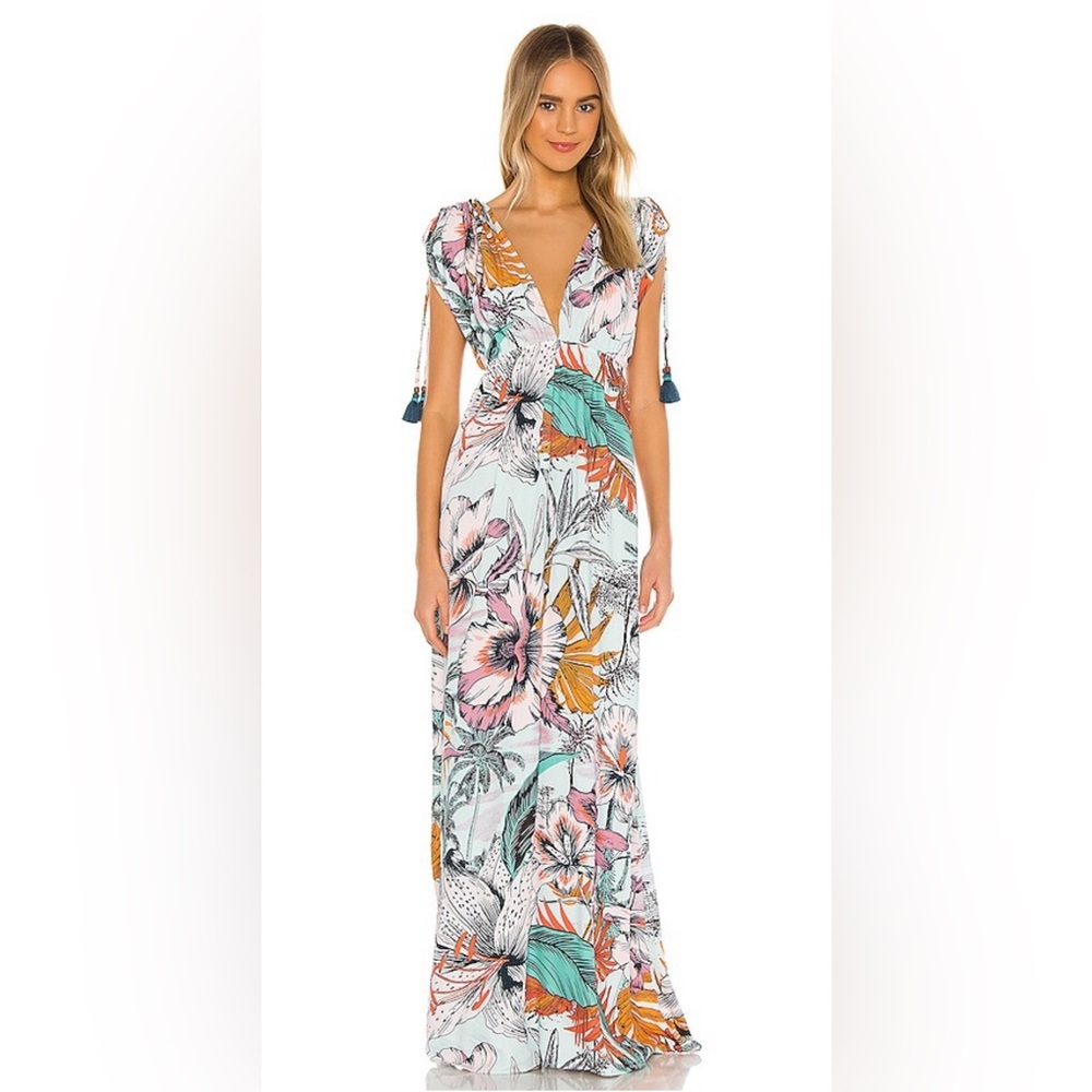 Ring Master Long Dress in Blue
Maaji Size Medium
